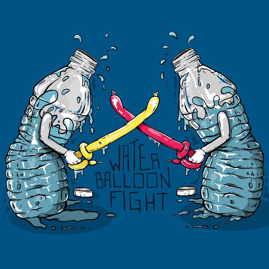 Water Bottle Illustration